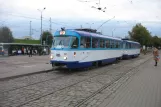 Riga tram line 2 with railcar 30122 on 13.janvāra iela (2012)