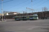 Rome articulated tram 7001 near Porta Maggiore (2010)