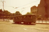 Rome tram line 13 in front of Coloseum (1982)