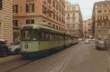 Rome tram line 14 with articulated tram 7013 at Termini Farini (2016)