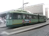 Rome tram line 5 with articulated tram 7001 at Termini (2016)