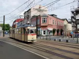 Rostock articulated tram 1 on Doberaner Strasse (2010)