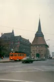 Rostock school tram 551 near Steintor (1987)