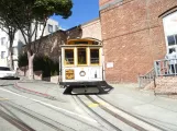 San Francisco cable car 3 outside Cable Car Museum (2023)