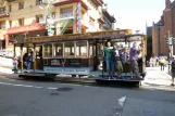 San Francisco cable car California with cable car 50 on California Street (2010)
