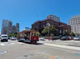 San Francisco cable car California with cable car 53 on California Street (2023)