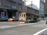 San Francisco cable car California with cable car 54 at California & Van Ness (2009)