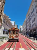 San Francisco cable car Powell-Hyde with cable car 1 near Market & Powell (2023)