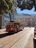 San Francisco cable car Powell-Hyde with cable car 11 at Market & 5th (2023)