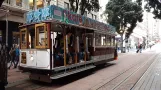 San Francisco cable car Powell-Hyde with cable car 22 at Market & Powell (2019)