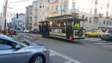 San Francisco cable car Powell-Hyde with cable car 26 outside Cable Car Museum (2019)