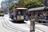 San Francisco cable car Powell-Mason with cable car 11 at Market & Powell (2010)