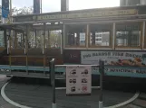 San Francisco cable car Powell-Mason with cable car 18 at Market & Powell (2019)