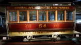 San Francisco horse tram 54 inside Cable Car Museum (2021)