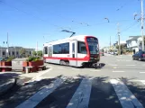 San Francisco tram line N Judah with articulated tram 2014 in Ocean Beach (2023)