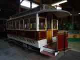 Santa Clara horse tram 7 inside Trolley Barn (2023)