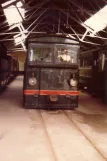 Schepdaal steam powered railcar 979 in Buurtspoorwegmuseum Schepdaal (1981)