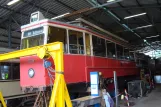 Schönberger Strand railcar 3006 during restoration Museumsbahnen Schönberger Strand (2015)