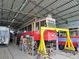 Schönberger Strand railcar 3006 during restoration Museumsbahnen Schönberger Strand (2017)