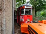 Schöneiche articulated tram 46 "Friedrichshagen" at Rahnsdörfer Str. (2024)