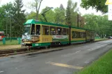 Schöneiche tram line 88 with articulated tram 26 on Dorfstr. (2013)