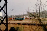 Schwerin workshop trolley 6 at the depot Ludwigsluster Chaussee (1987)