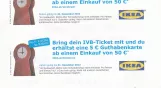 Senior ticket for Innsbrucker Verkehrsbetriebe (IVB), the back (2012)
