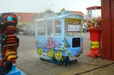 Shop street tram: Ringkøbing cable car Powell-Mason  by Peking Restaurant (2009)