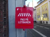 Sign: Aarhus in the intersection Mejlgade/Nørreport (2017)