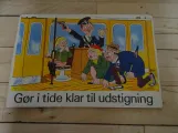 Sign: Copenhagen  Propagandaskilt, Københavns Sporveje (1950-1959)