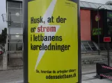 Sign: Odense outside Tarup Center (2021)