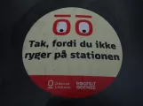 Sign: Tak, fordi du ikke ryger på stationen
 (2023)