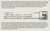 Single ticket for Brussels Intercommunal Transport Company (MIVB/STIB), the back (2017)