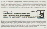 Single ticket for Brussels Intercommunal Transport Company (MIVB/STIB), the back (2019)