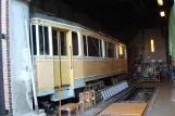 Skælskør railcar 564 inside Sporvognsremisen (2011)