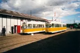 Skjoldenæsholm 1435 mm with articulated tram 815 at The tram museum (2001)