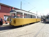 Skjoldenæsholm 1435 mm with articulated tram 890 during restoration The tram museum (2022)