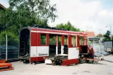 Skjoldenæsholm articulated tram 73 at Holbæk Privatbaner (2003)