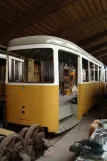 Skjoldenæsholm articulated tram 890 during restoration The tram museum (2009)