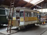 Skjoldenæsholm horse tram 51 "Hønen" in Depot 1 (2024)