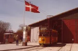 Skjoldenæsholm metre gauge with railcar 3 at The tram museum (1979)