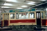 Skjoldenæsholm railcar 12 during restoration Odense (1997)