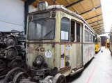 Skjoldenæsholm railcar 40 inside Remise 4 (2019)