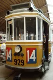 Skjoldenæsholm railcar 929 during restoration The tram museum (2007)