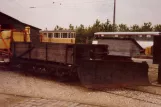 Skjoldenæsholm salt wagon in front of The tram museum (1990)