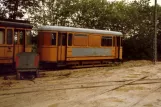 Skjoldenæsholm sidecar 41 on the side track at The tram museum (1983)