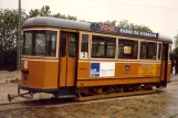 Skjoldenæsholm sidecar 54 in front of The tram museum (1983)