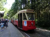 Skjoldenæsholm standard gauge with railcar 3060 at Eilers Eg (2022)