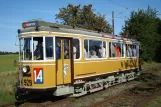 Skjoldenæsholm standard gauge with railcar 929 near Flemmingsminde (2008)