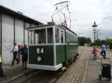 Skjoldenæsholm standard gauge with track cleaning tram R4 at Depot 1 (2021)